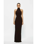 Effie Kats Rhi Gown Coffee Brown Size 8 - 8 / Brown - Dresses