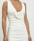 Effie Kats Rochelle Mini Dress | White - 8 / White - Dresses