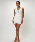 Effie Kats Rochelle Mini Dress | White - 8 / White - Dresses