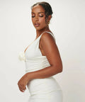 Effie Kats Rochelle Mini Dress | White - 8 / White - Dresses