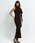Effie Kats Romi Dress Chocolate Brown Size 10 - 10 / Brown - Dresses
