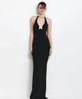 Effie Kats Starla Gown in Black - Dresses