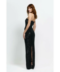 Effie Kats Thalia Gown in Black Sequin - 10 / Black - Dresses
