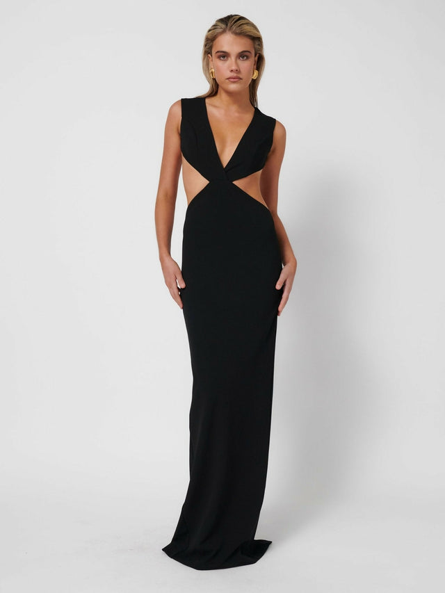 Effie Kats Valencia Gown Black Size 10 - 10 / Black - Dresses