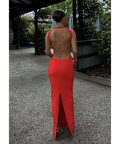 Effie Kats Valencia Gown Cherry Red2