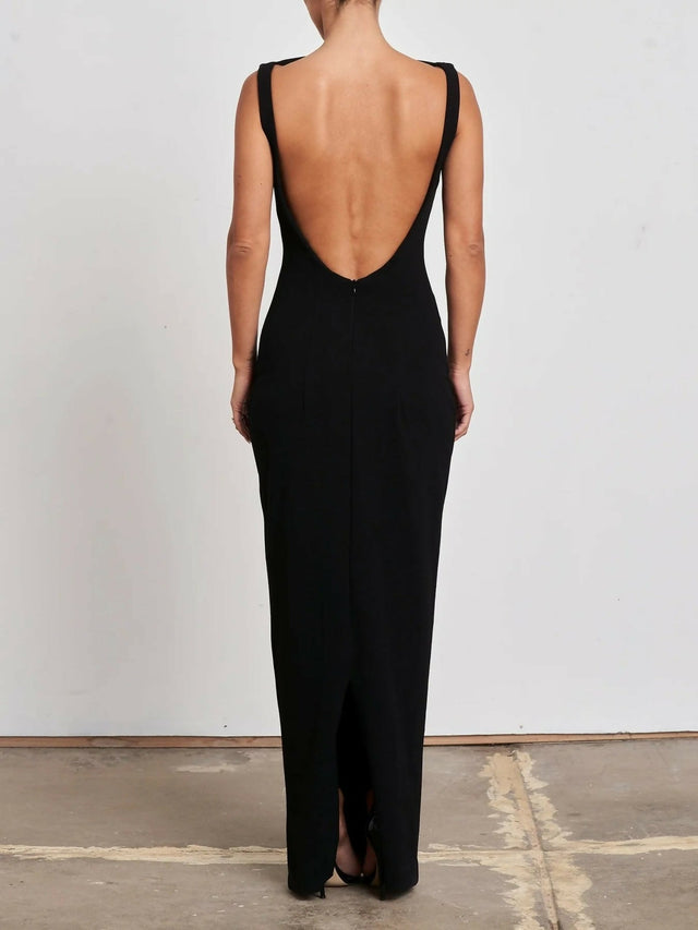 Effie Kats Verona Gown Black Size 12 - 12 / Black - Dresses