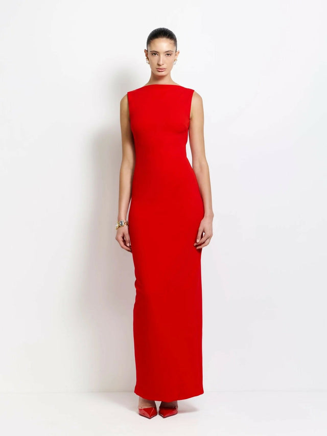 Effie Kats Verona Gown Red - 8 / Red - Dresses