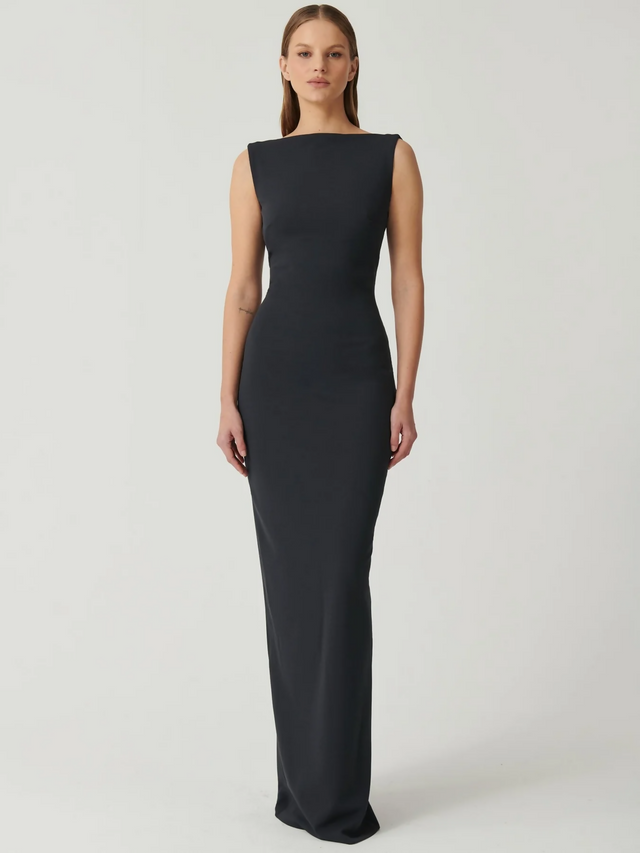 Effie Kats Verona Gown Storm Size XS - 6 / Storm - Dresses