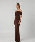 Effie Kats Viela Gown Cocoa Size 6 8 10 - Dresses