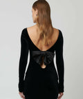 Effie Kats Yasmin Maxi Dress - Black Velvet - 6 / Black - Dresses