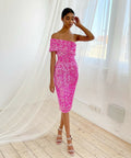 Eliya The Label Alyssa Dress in Pink Size 14 - 14 / Pink - Dresses
