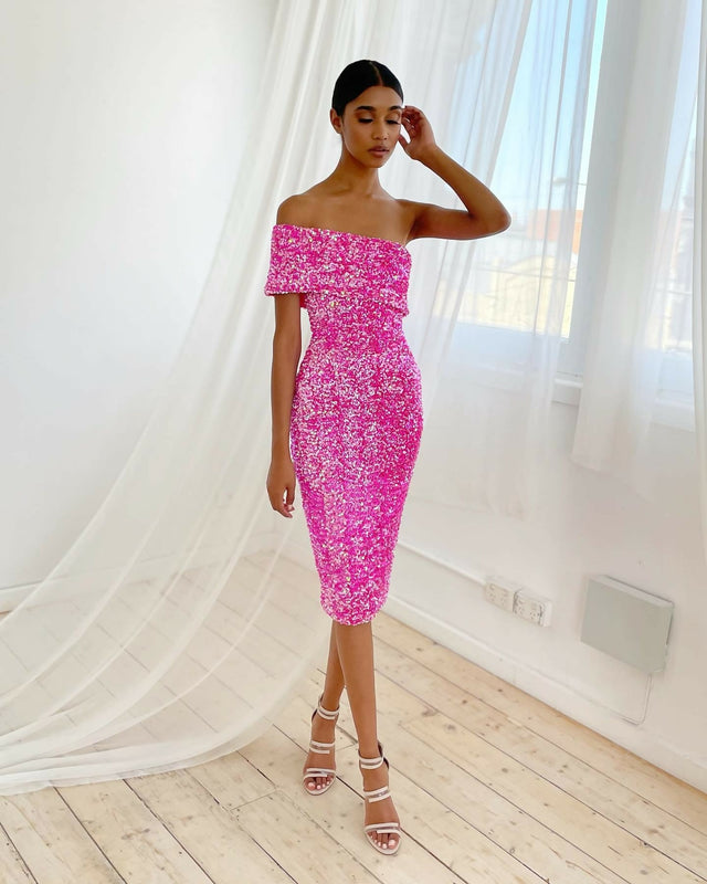 Eliya The Label Alyssa Dress in Pink Size 14 - 14 / Pink - Dresses