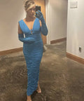 Eliya The Label Anna Dress Blue - Dresses