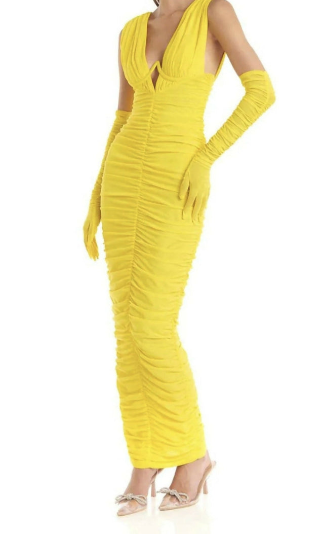 Eliya The Label Anna Dress Yellow - Dresses