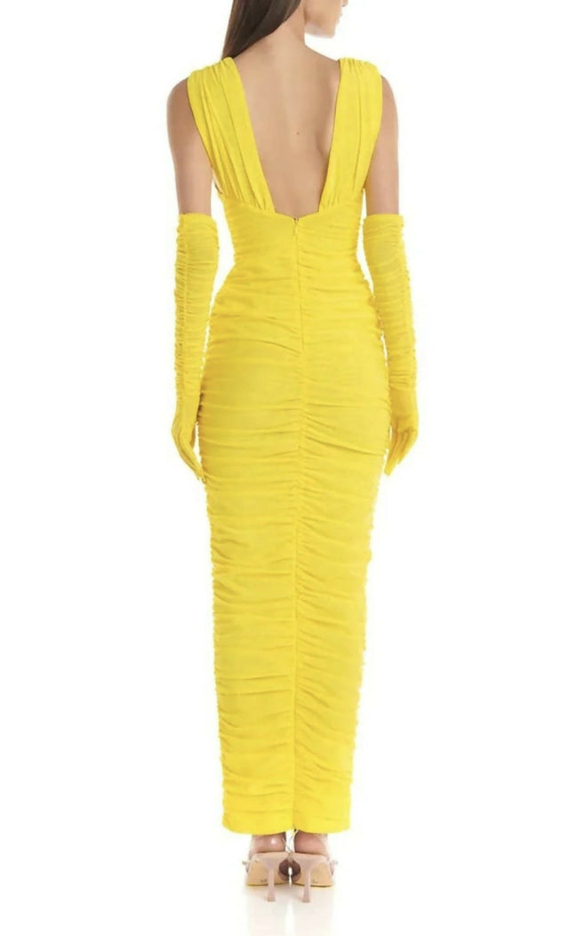 Eliya The Label Anna Dress Yellow - Dresses