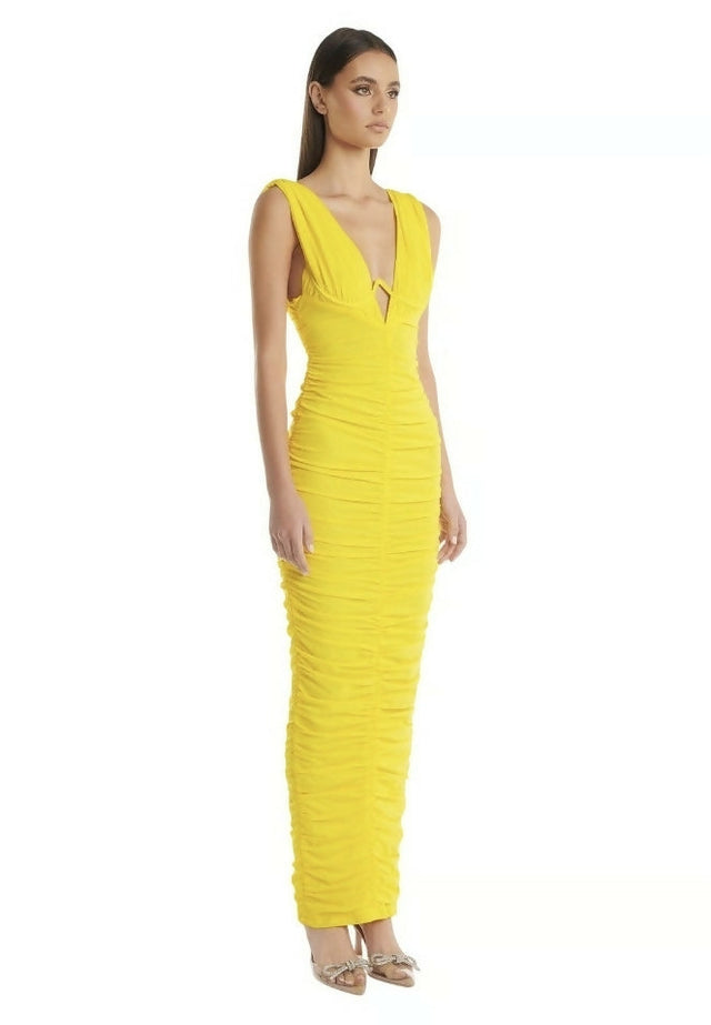 Eliya The Label Anna Dress Yellow - Dresses