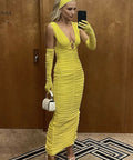 Eliya The Label Anna Dress Yellow - Dresses
