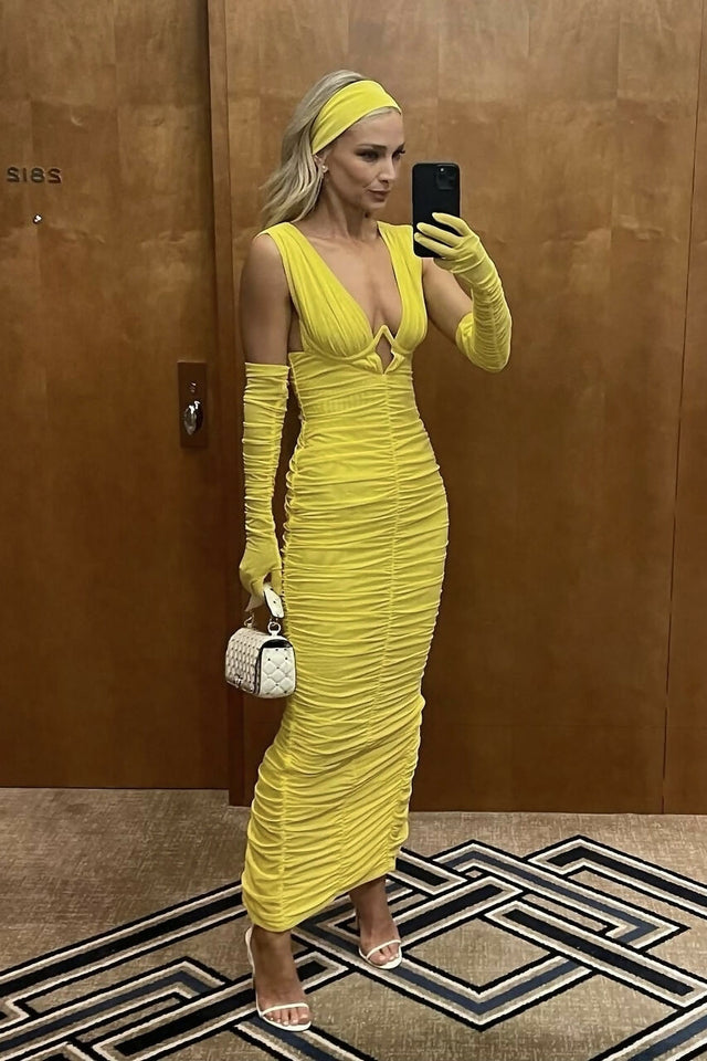 Eliya The Label Anna Dress Yellow - Dresses