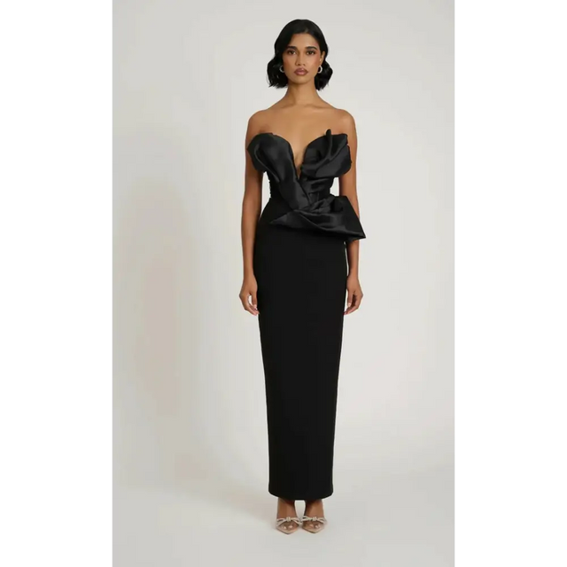 Eliya The Label Auri Gown - 12 / Black - Dresses