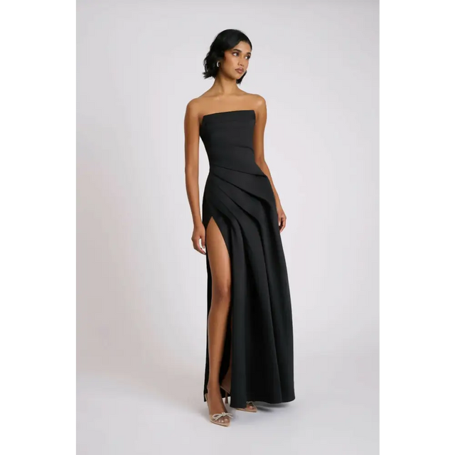 Eliya The Label Deanna Gown - 8 / Black - Dresses