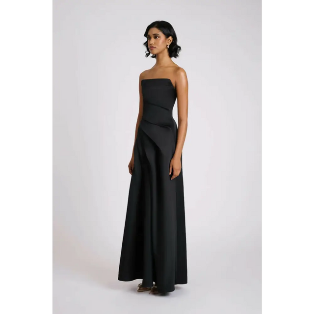 Eliya The Label Deanna Gown - 8 / Black - Dresses