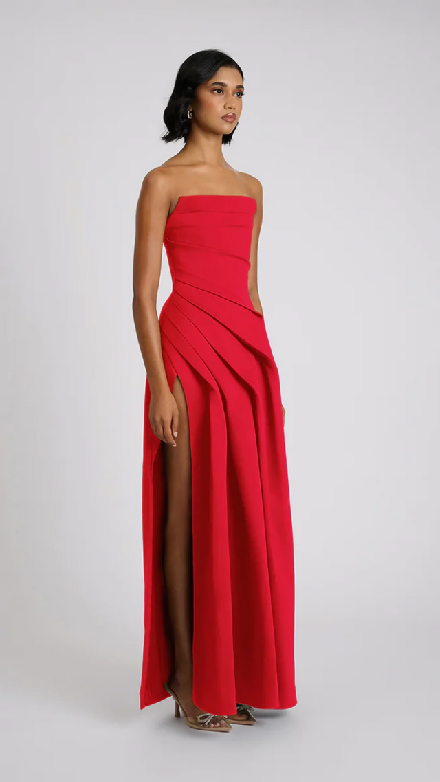 Eliya The Label Deanna Gown Red - 12 / Red - Dresses