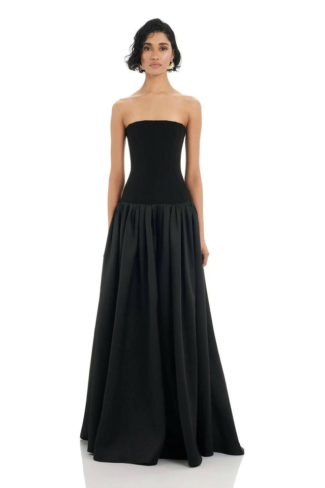Eliya The Label Frances Gown - 8 / Black - Dresses