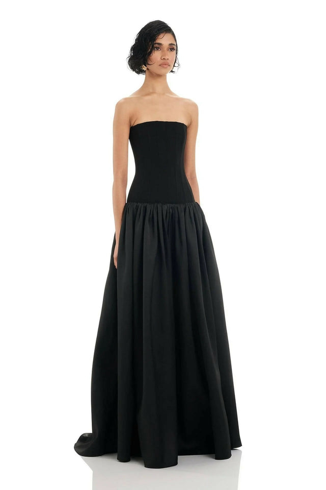 Eliya The Label Frances Gown - 8 / Black - Dresses