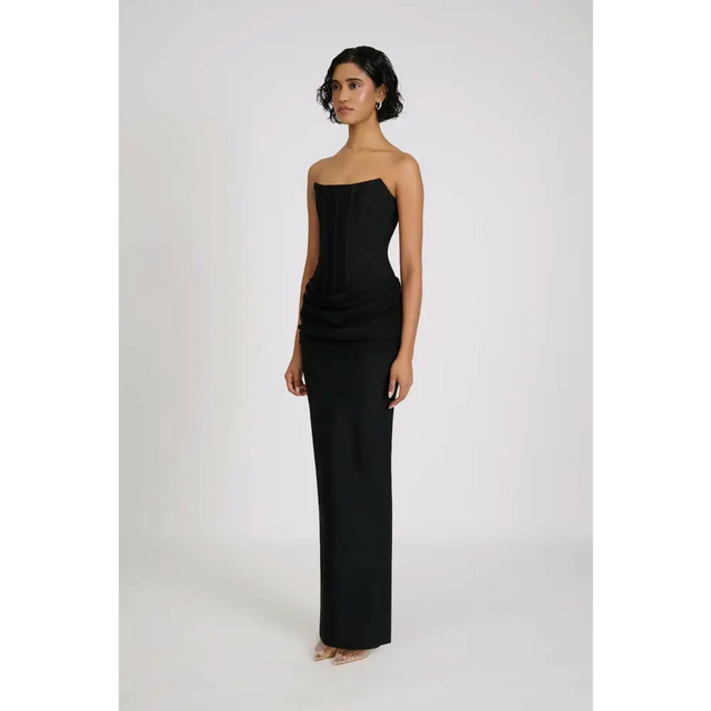 Eliya The Label Hilda Gown - 6 / Black - Dresses