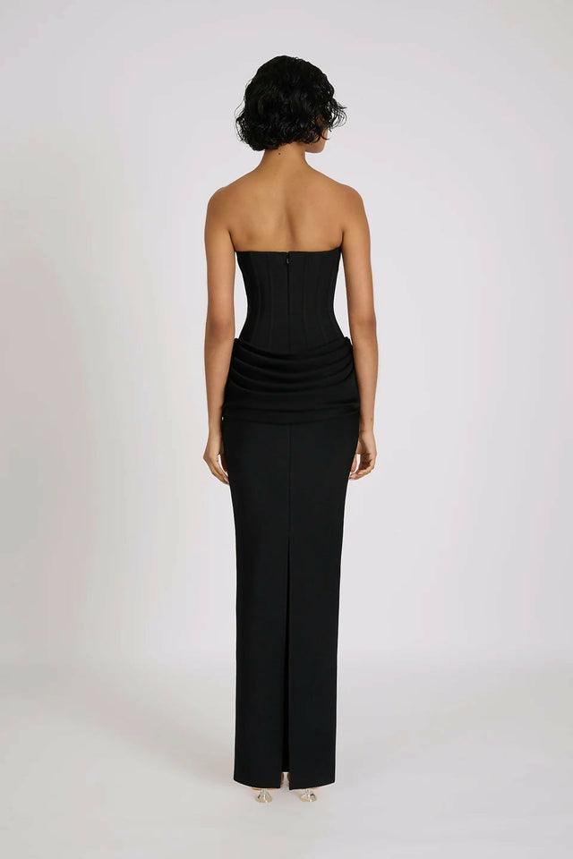 Eliya The Label Hilda Gown in Black - Dresses
