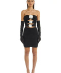 Eliya The Label Jordyn Dress Black Size L/AU12 - Dresses
