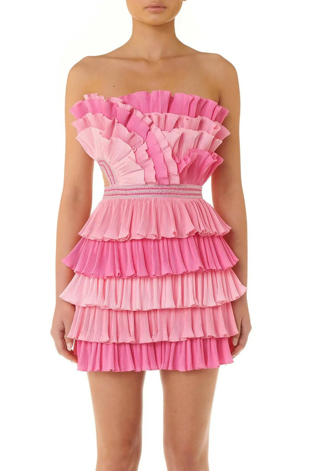Eliya the Label Josephine Mini Dress Pink Size 6 10 12 & 14 - Dresses