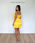 Eliya the Label Josephine Mini Dress Yellow - 6 / Yellow - Dresses