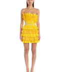 Eliya the Label Josephine Mini Dress Yellow - 6 / Yellow - Dresses