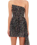 Eliya The Label Kamilla Dress Black Sequins Size 8 10 12 & 14 - Dresses