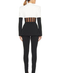 Eliya The Label Kira Blazer Black White Size 10 12 - Outfit Sets