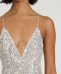 Eliya the Label Mevia Gown - 6 / Silver - Dresses