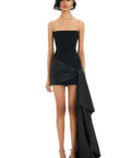 Eliya The Label Midina Black Mini — Size 8 - 8 / Black - Dresses