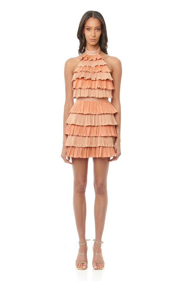 Eliya The Label Naveen Dress Peach Size AU 8 - 8 / Peach - Dresses