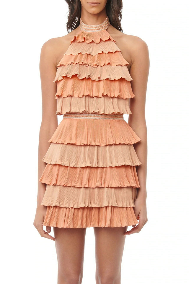 Eliya The Label Naveen Dress Peach Size AU 8 - 8 / Peach - Dresses
