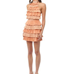 Eliya The Label Naveen Mini Size 8 - 8 / Peach - Dresses