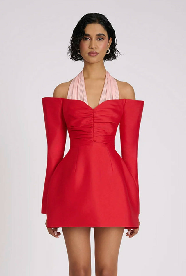 Eliya The Label Riley Dress - 8 / Red - Dresses