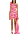 Eliya The Label Sabrina Mini Dress Size 8 - 8 / Multi - Dresses