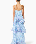 Armani Tiered Maxi - Baby Blue - Maxi Dress