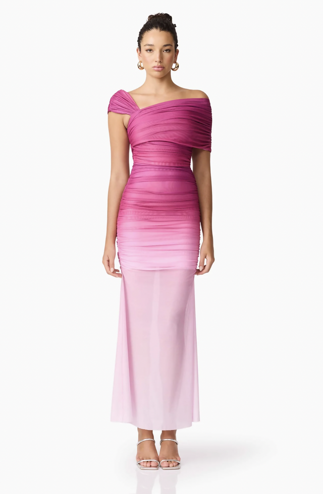 Elliatt Brigitta Maxi Dress in Orchid Ombre Size L / AU 12 - Pink / 12 - Dresses