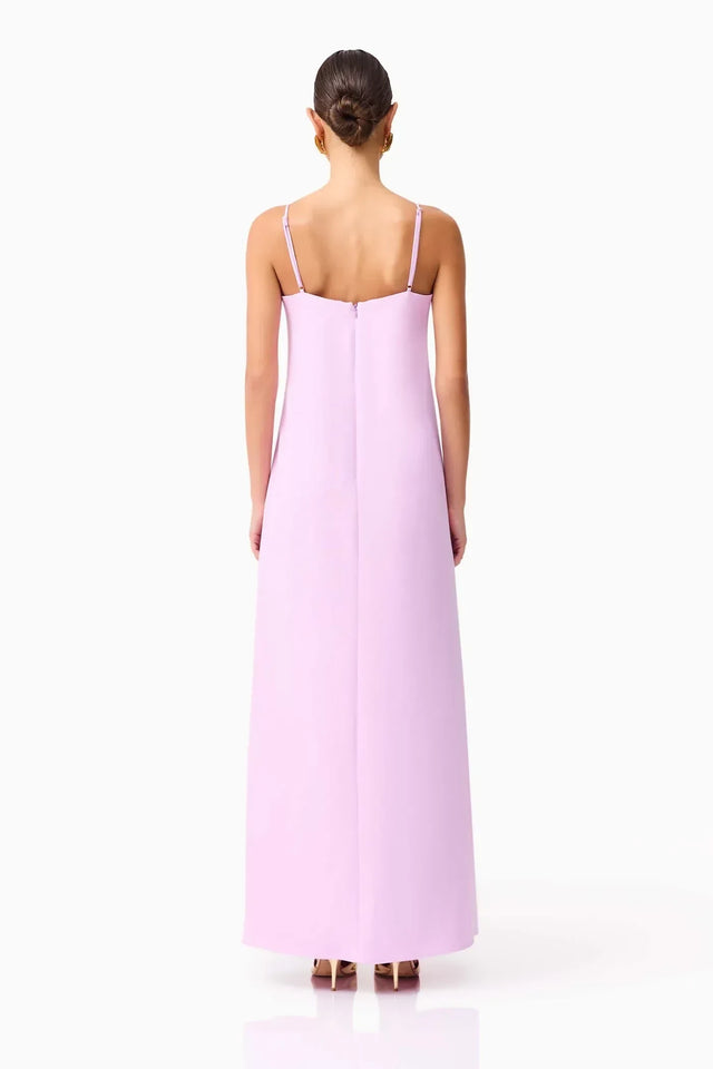 Elliatt Buttercup Embroidered Maxi Dress Purple - 14 / Purple - Dresses