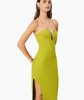 Elliatt Eden Maxi (Chartreuse) - Sale - Dresses