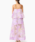 Elliatt Elysia Tiered Gown in Purple Floral - Dresses