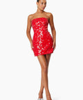 Elliatt Emma Party Dress - 8 / Red - Dresses