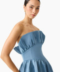Elliatt Laurel Dress in Steel Blue - Dresses